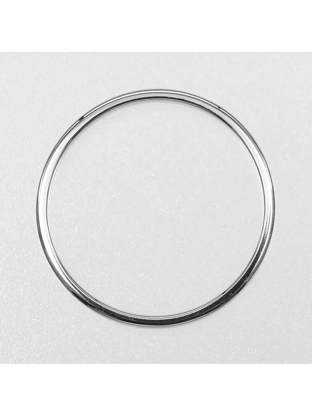 Chanel John Eternal Band Ring Platinum #327472C95B